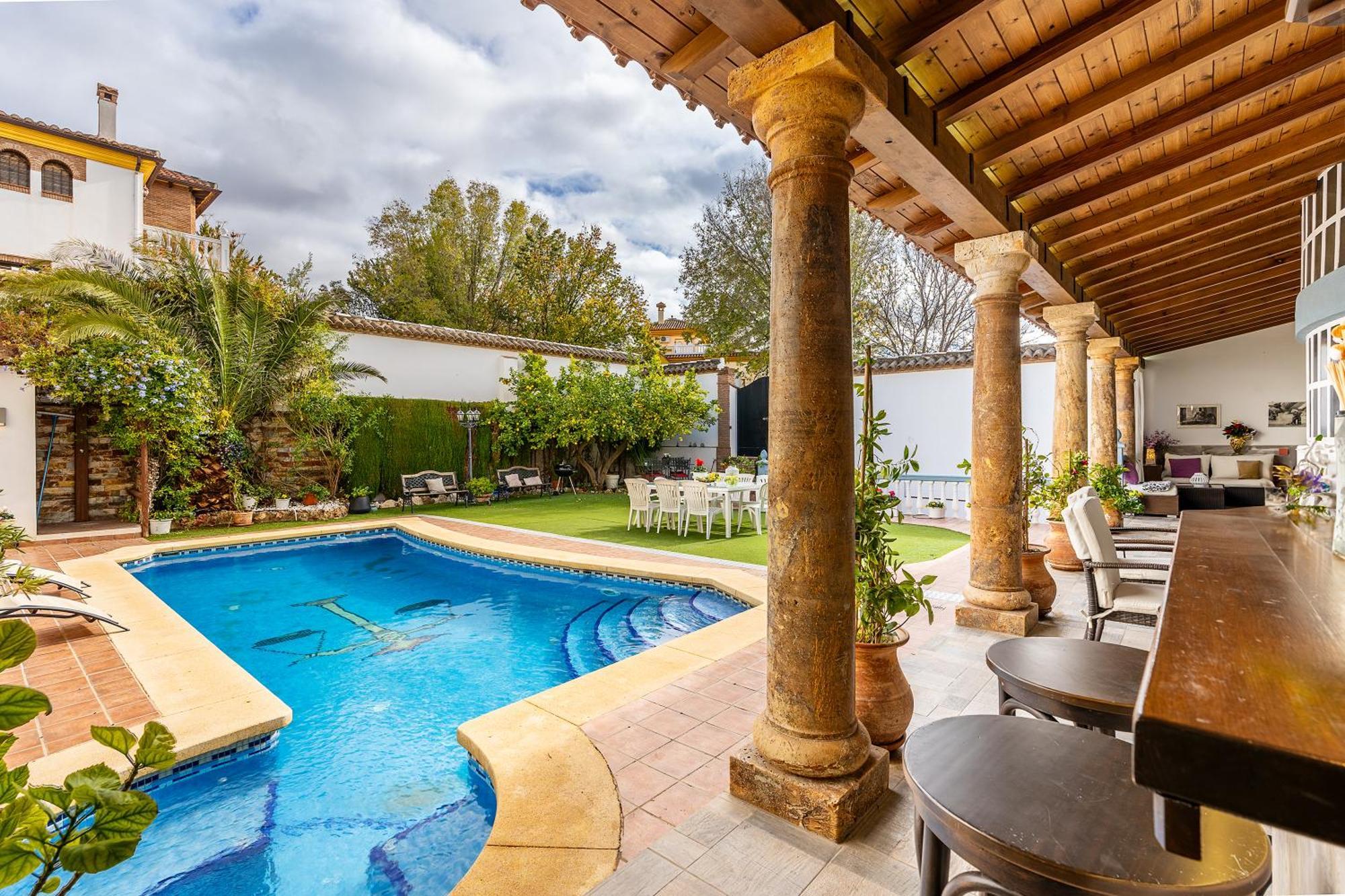 Casa De Amigos La Latina Con Piscina, Chimenea Y Barbacoa Vila Illora Exterior foto